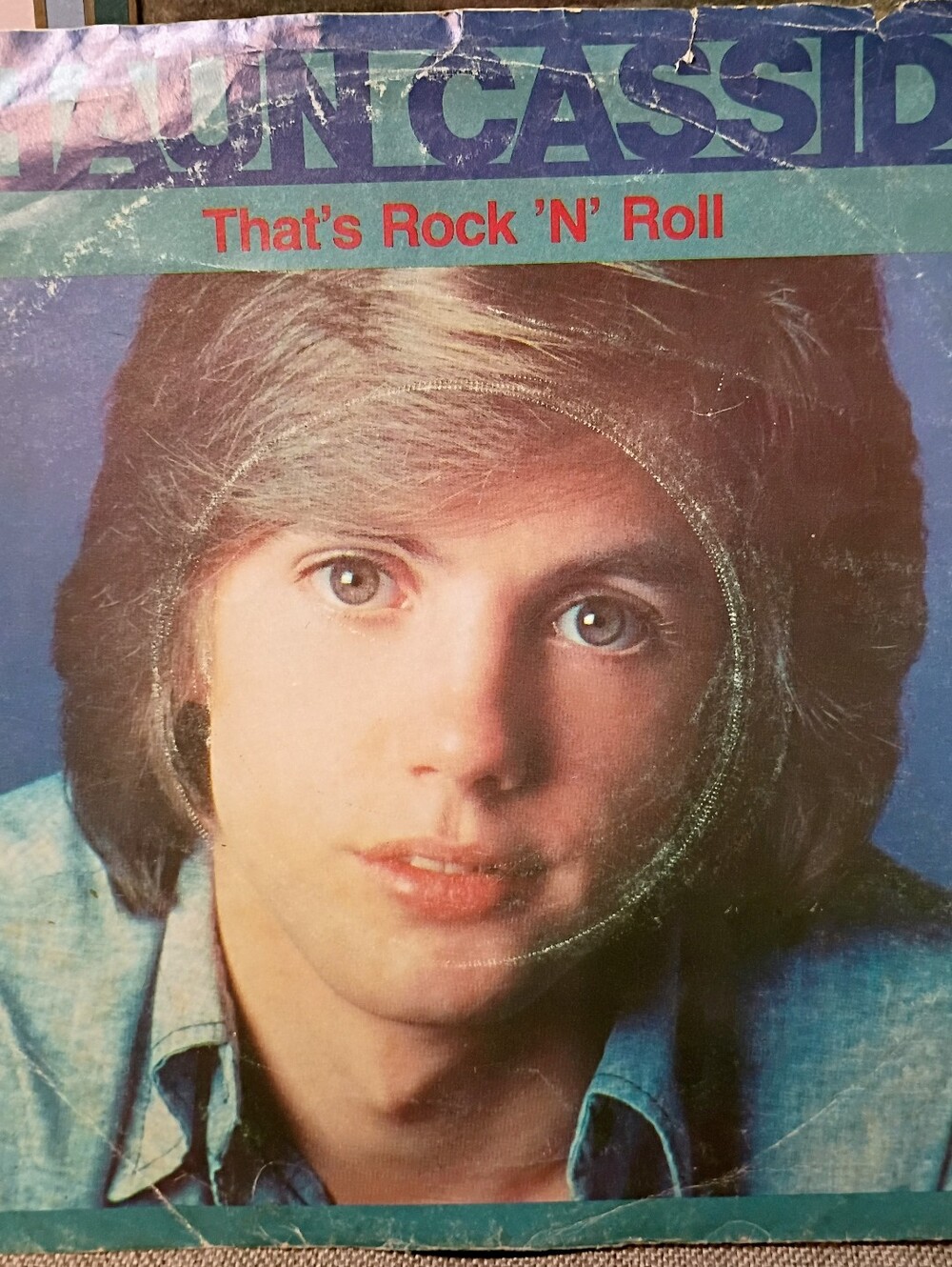 VTG Shaun Cassidy 45 RPM 7" Record & Cover Sleeve Pre-owned *Sold as a novelty